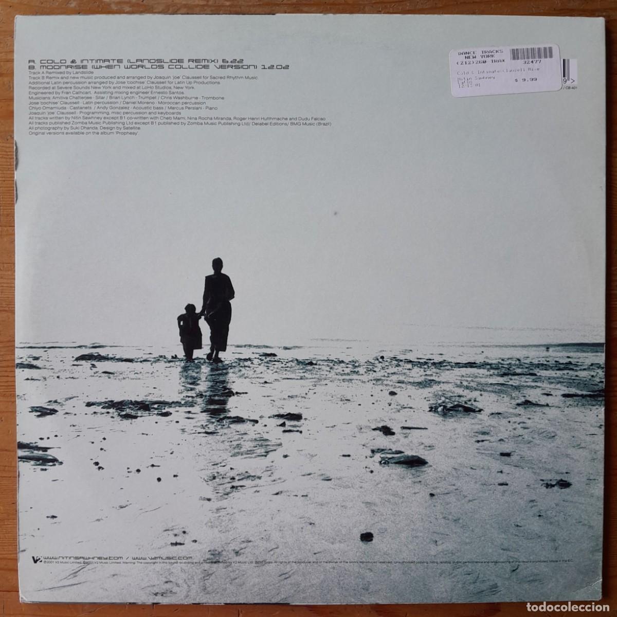 Discos de vinilo: NITIN SAWHNEY : COLD & INTIMATE [V2 MUSIC - EEC 2001] 12&rdquo; - Foto 2