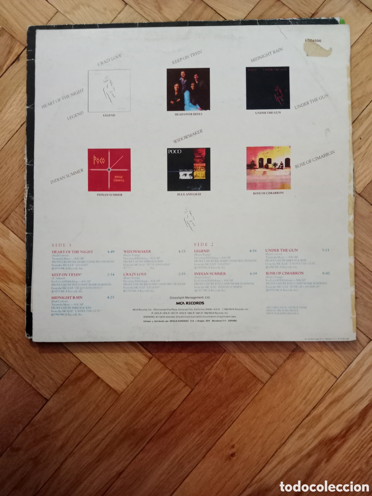Discos de vinilo: Poco - Backtracks (Espa&ntilde;a) - Foto 2