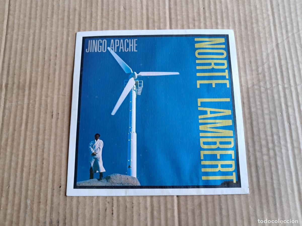Discos de vinilo: NORTE LAMBERT - JINGO APACHE SINGLE 1988 - Foto 1
