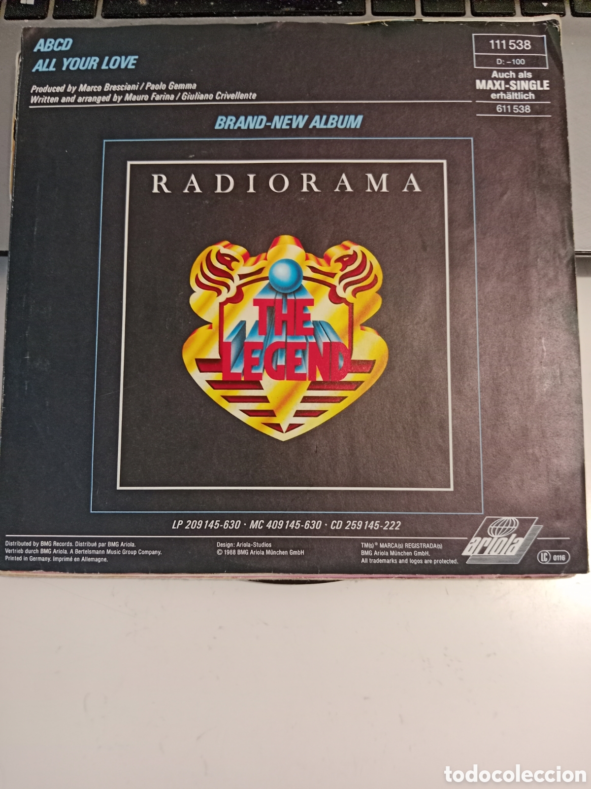 Discos de vinilo: Radiorama - ABCD single - Foto 2