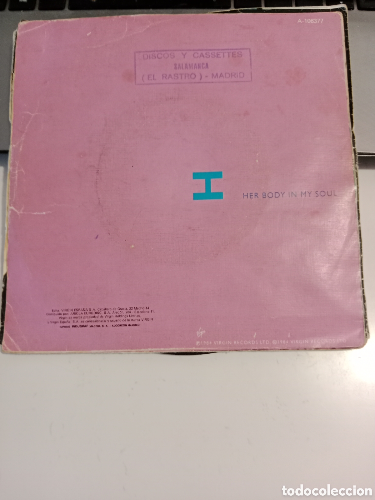 Discos de vinilo: Omd - Locomotion single - Foto 2