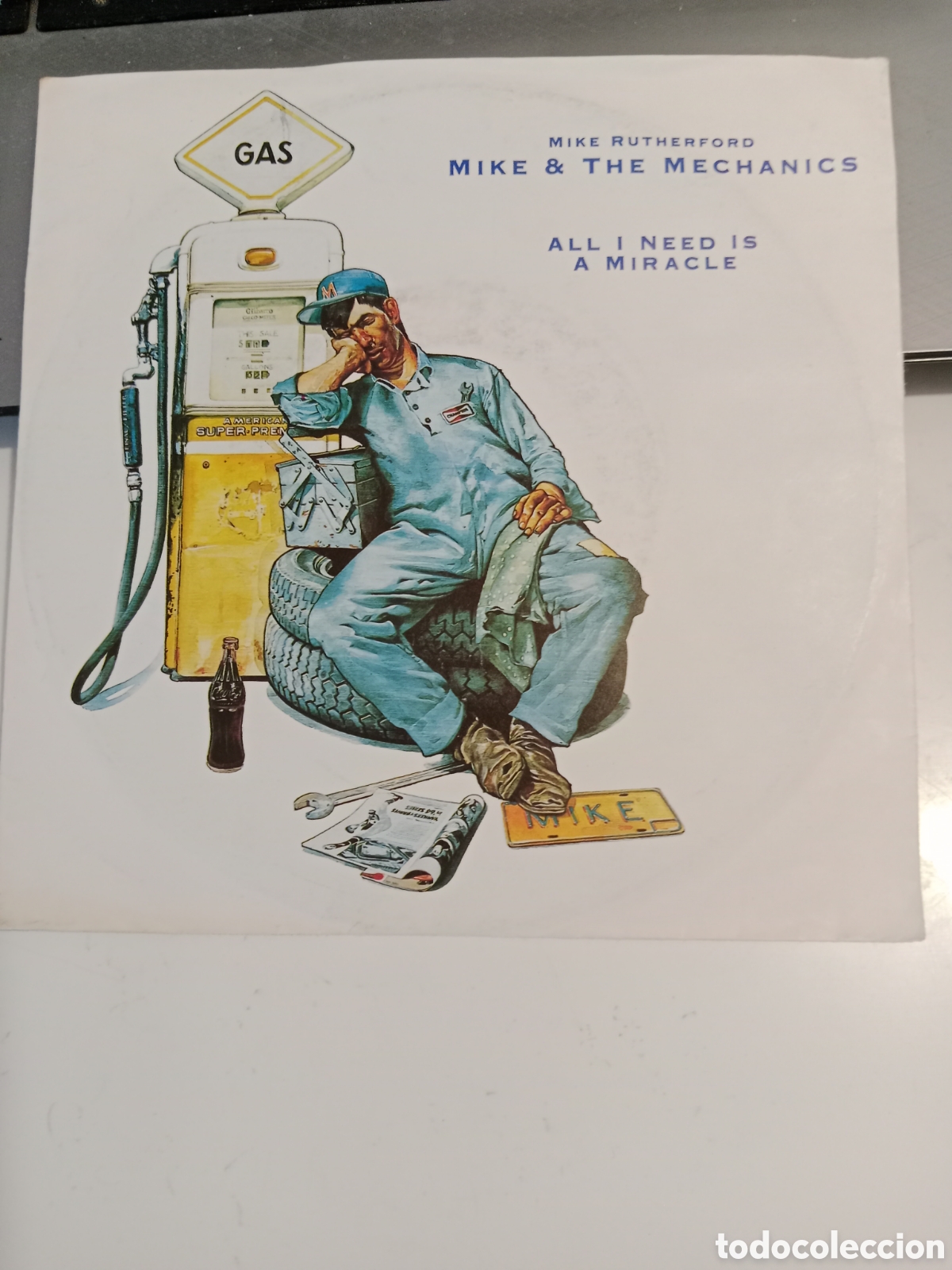 Discos de vinilo: Mike & The mechanics - All I need is a miracle - Foto 1