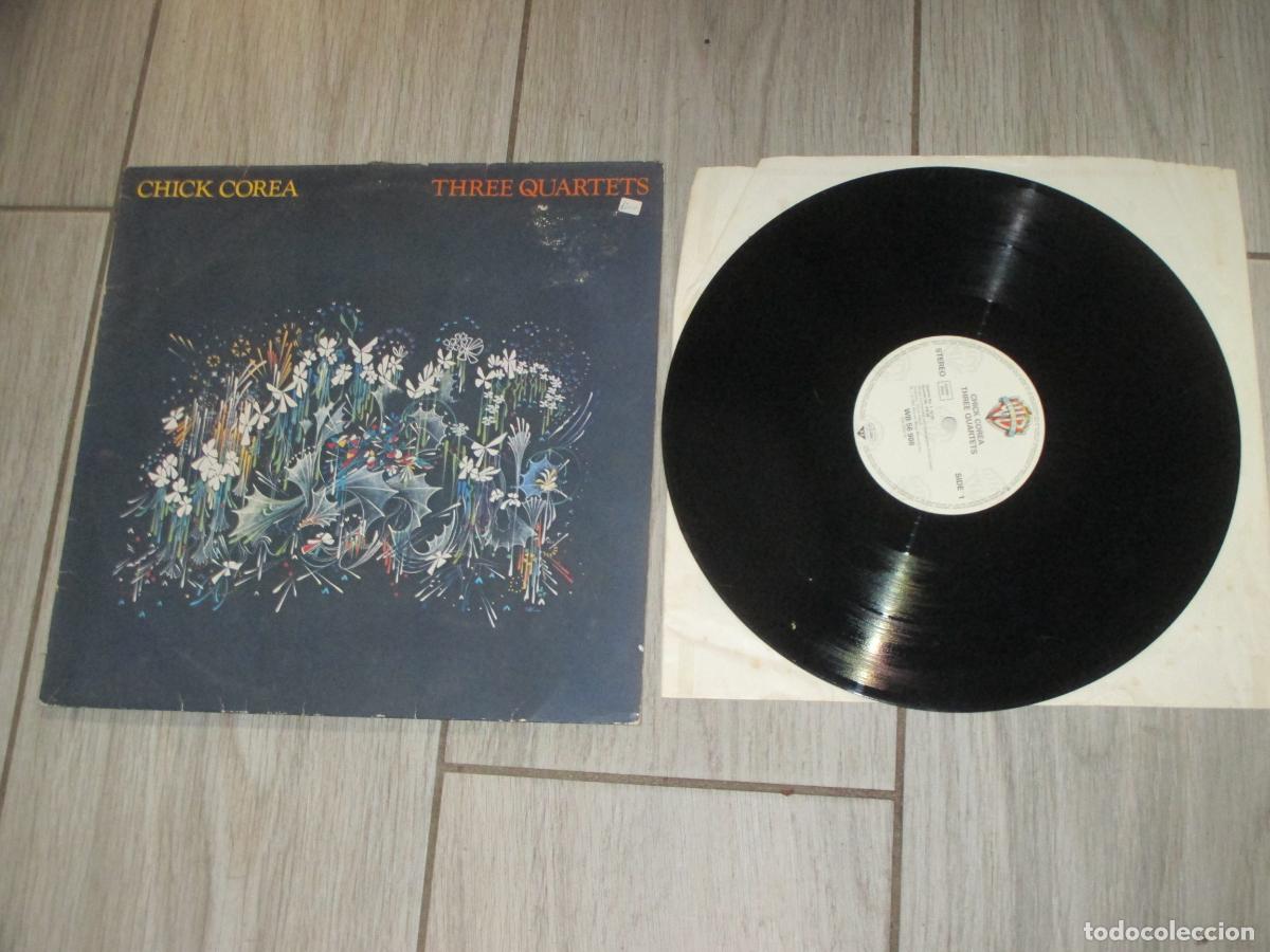 Discos de vinilo: CHICK COREA - THREE QUARTETS - GERMANY - ECM - L - - Foto 1