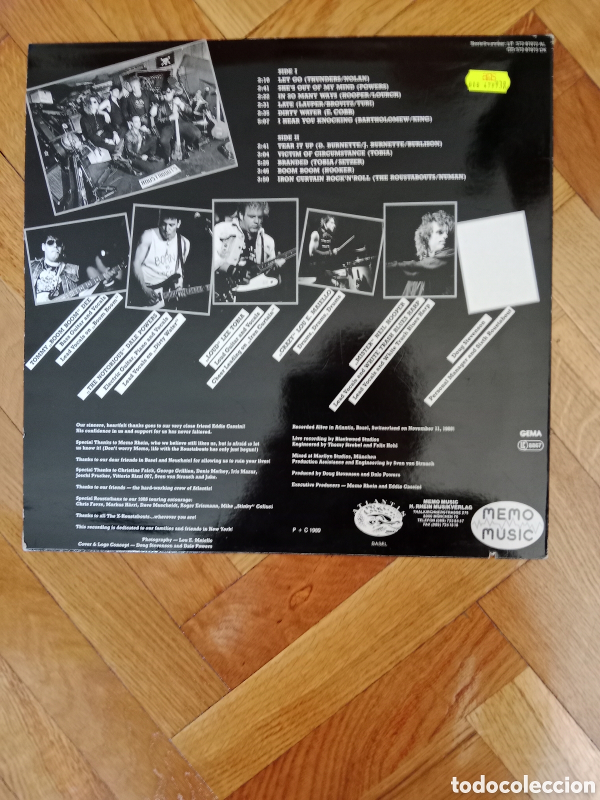 Discos de vinilo: Roustabouts - Alive in Atlantis 1989 - Foto 2