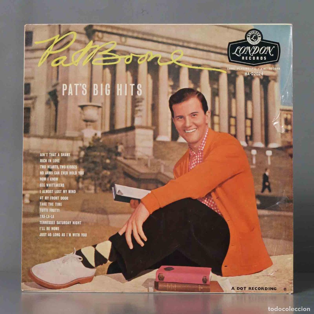 Discos de vinilo: LP. Pat Boone &ndash; Pat&acute;s Big Hits - Foto 1