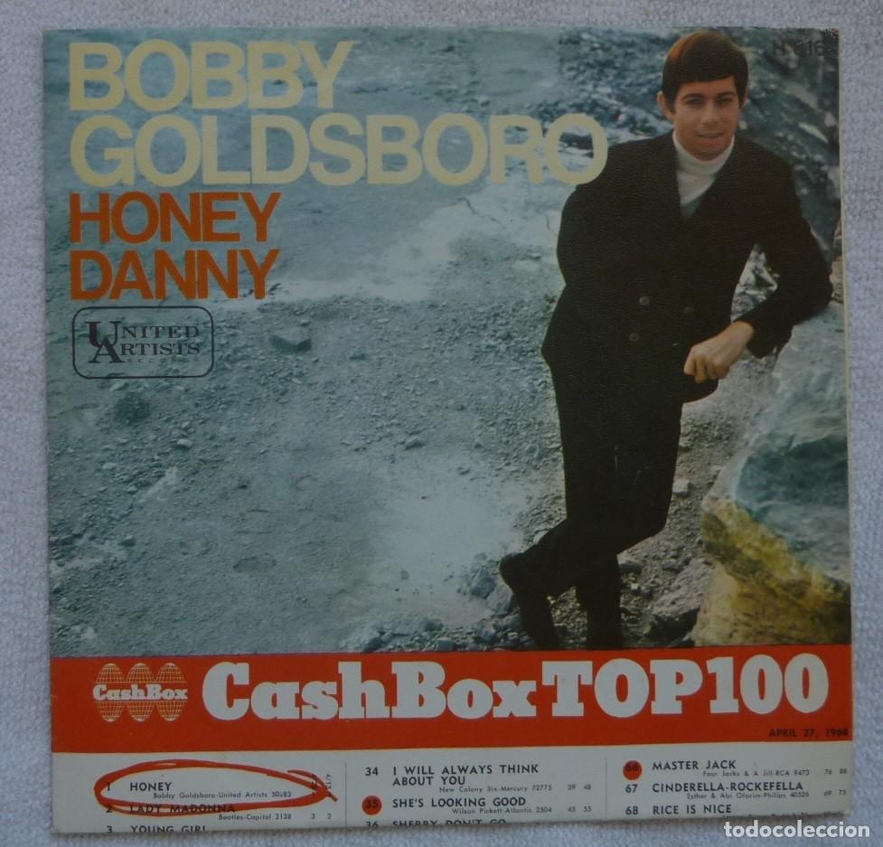 Discos de vinilo: BOBBY GOLDSBORO // HONEY // 1968 // SINGLE - Foto 1