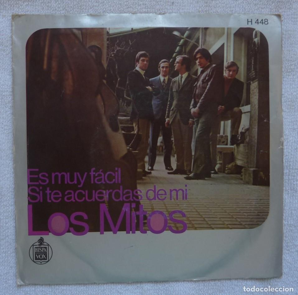 Discos de vinilo: LOS MITOS // ES MUY FACIL // 1969 // SINGLE - Foto 1