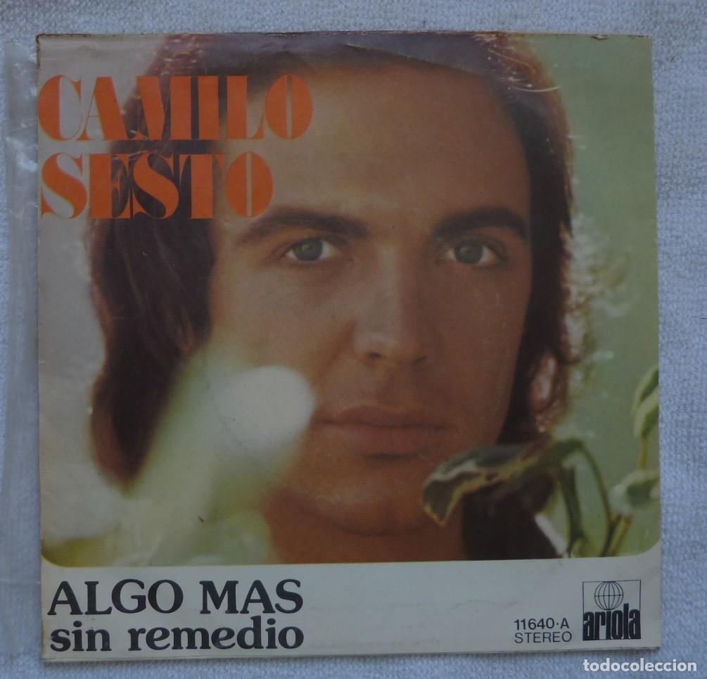 Discos de vinilo: CAMILO SESTO // ALGO MAS // 1973 // SINGLE - Foto 2