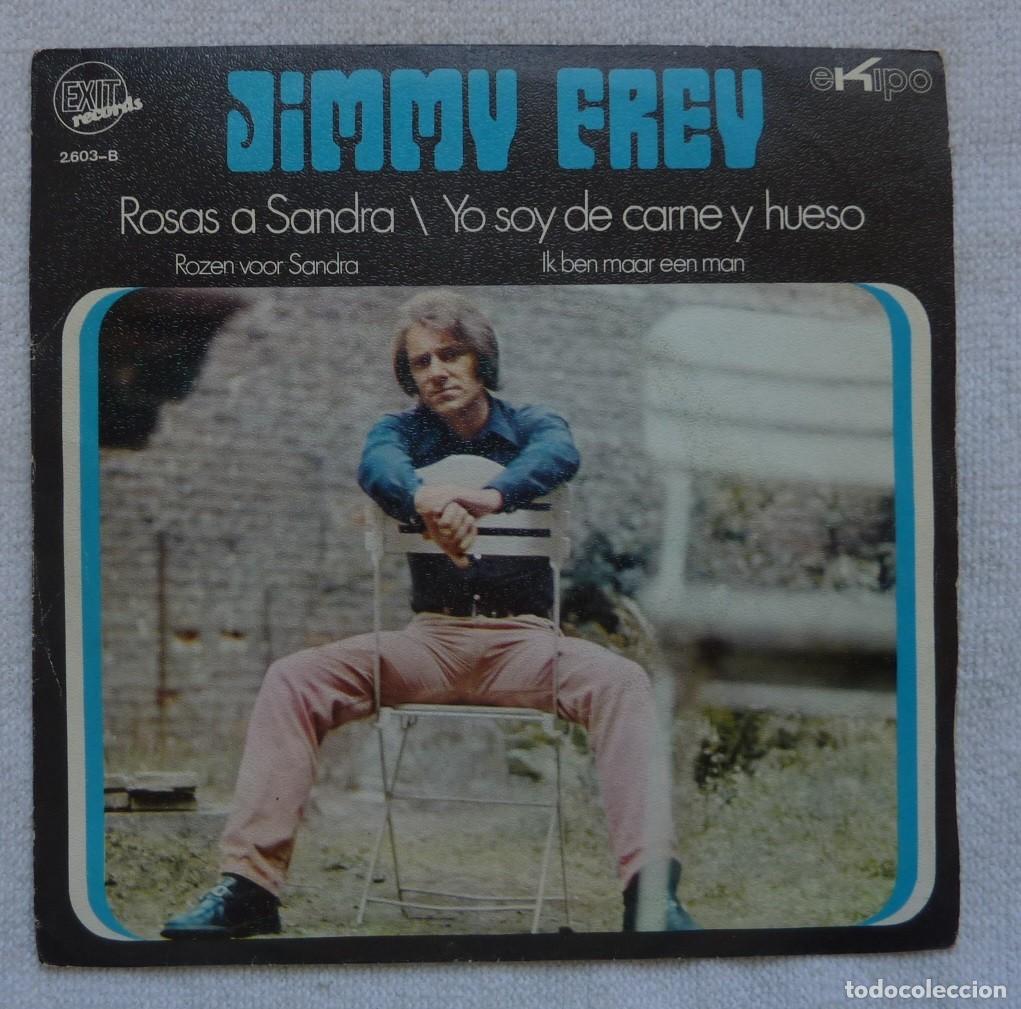Discos de vinilo: JIMMY FREY // ROSAS A SANDRA // 1971 // SINGLE - Foto 1