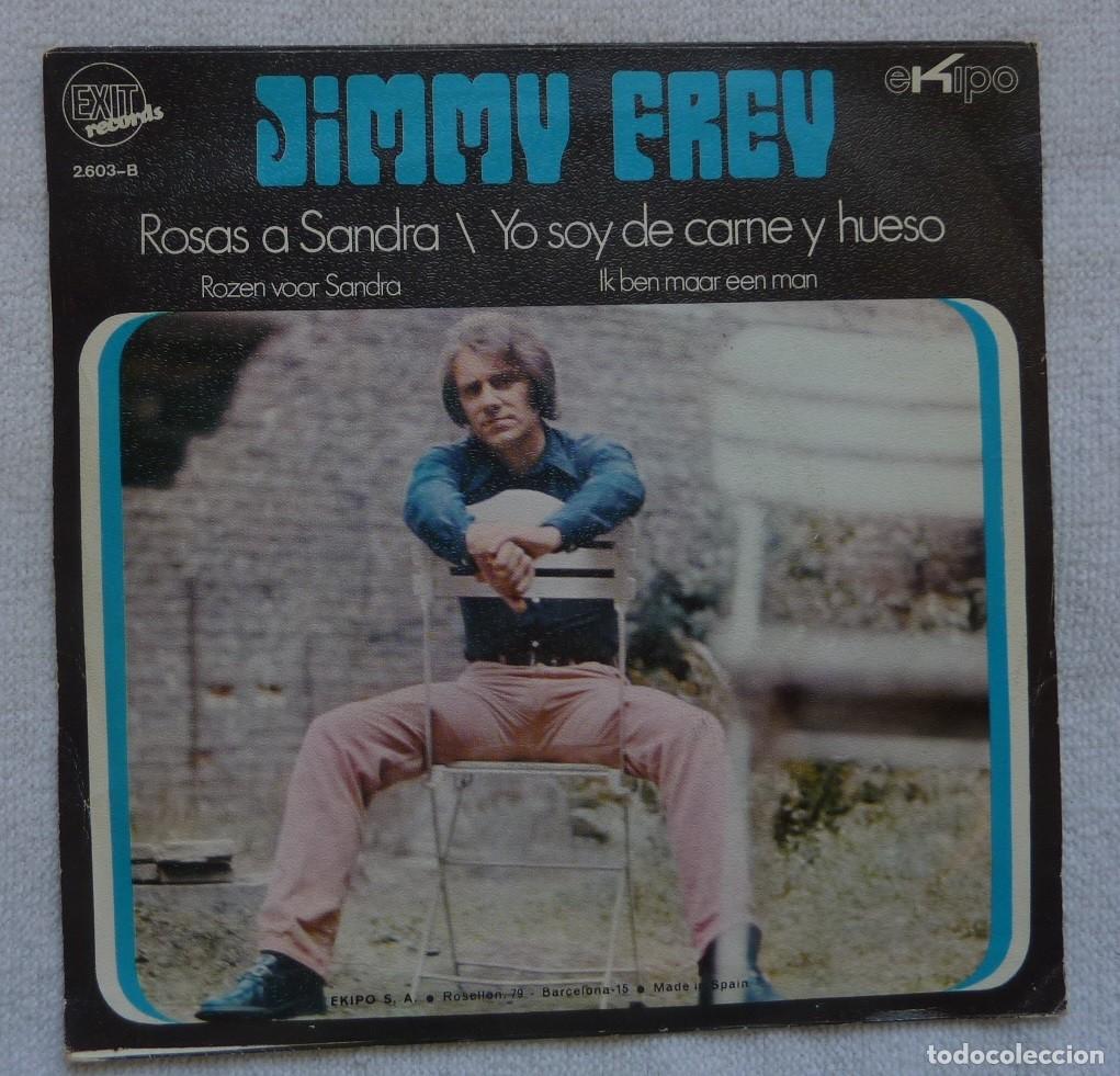 Discos de vinilo: JIMMY FREY // ROSAS A SANDRA // 1971 // SINGLE - Foto 2