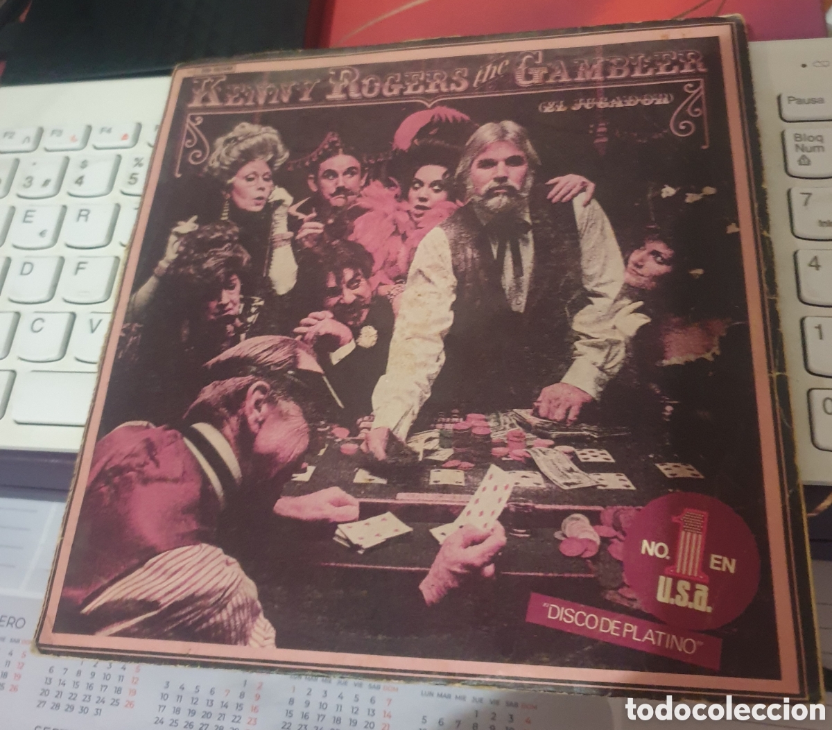 Discos de vinilo: Kenny Rogers - The Gambler - Foto 1