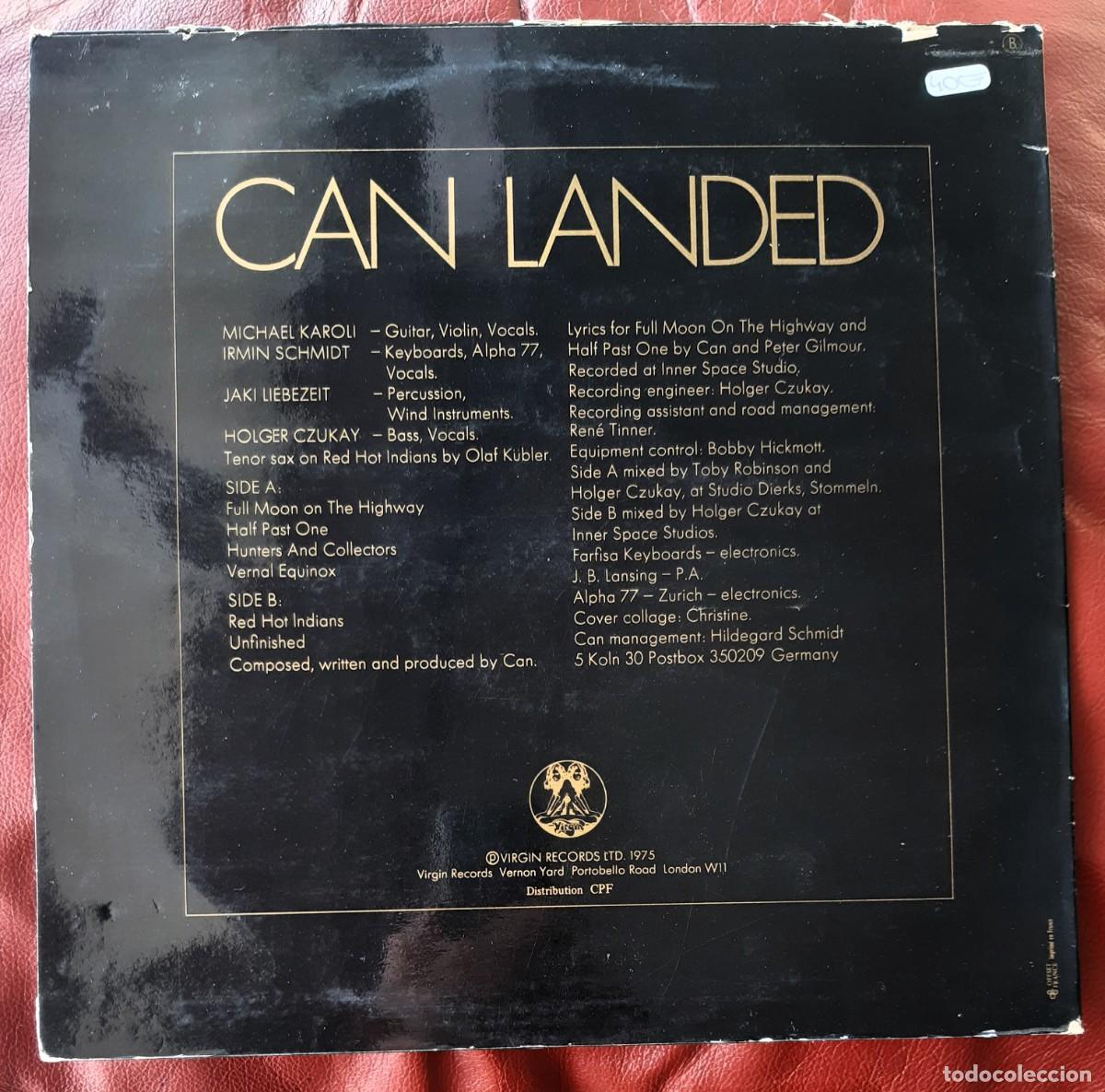 Discos de vinilo: CAN - LANDED LP (VIRGIN, 1975) - Foto 2