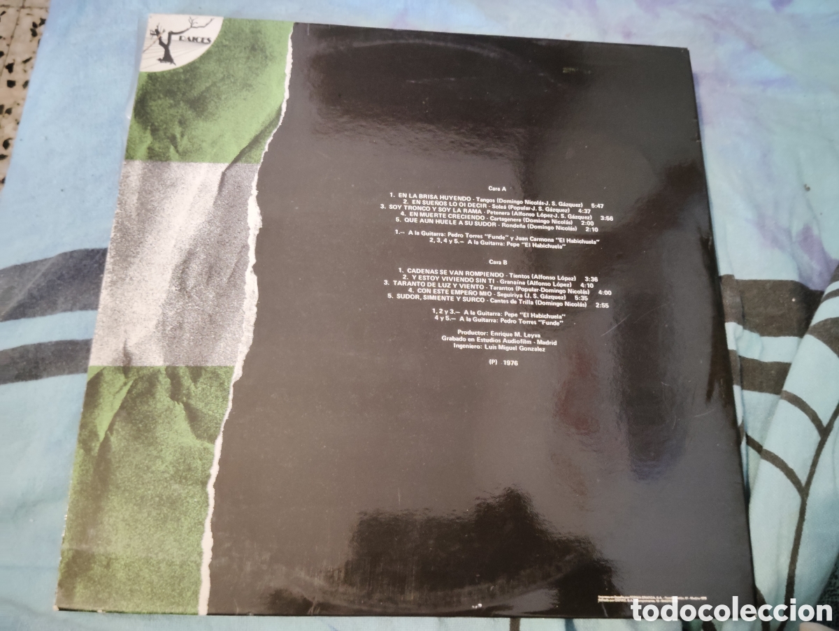 Discos de vinilo: SORROCHE - SUDOR , SIMIENTE Y SURCO ( 1976 ) - Foto 4