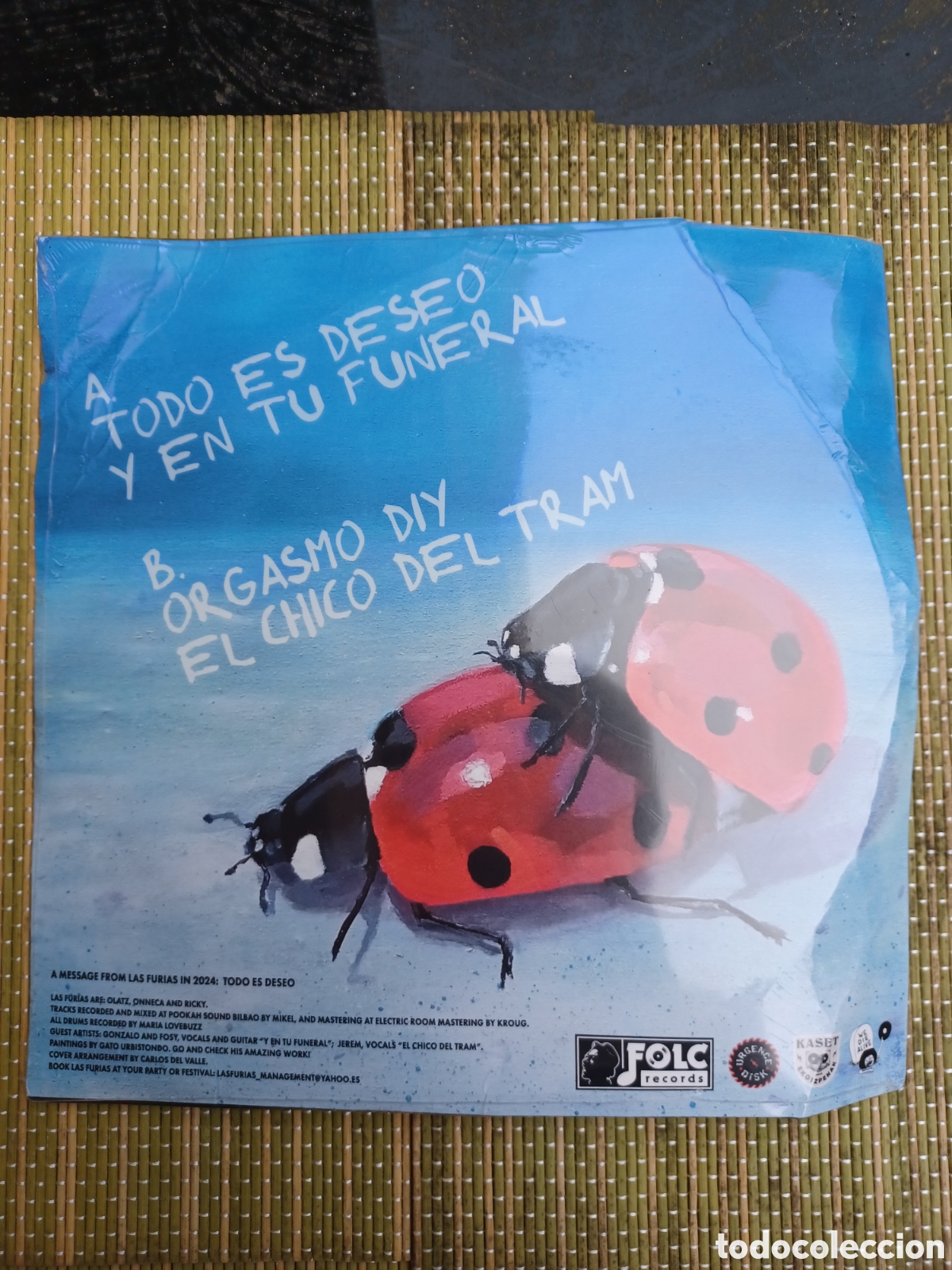 Discos de vinilo: LAS FURIAS. TODO ES DESEO - Foto 2