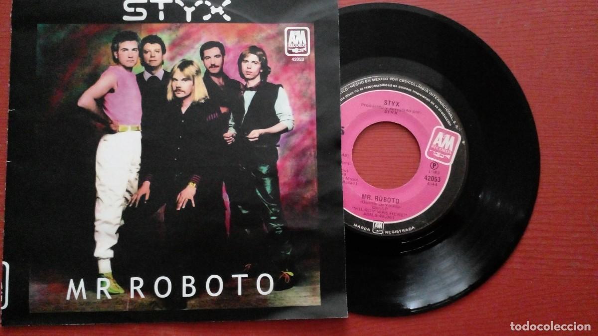 Disques de vinyle: Stix-Mr Roboto-7&rdquo;Mexico Single Promo A&M-1980