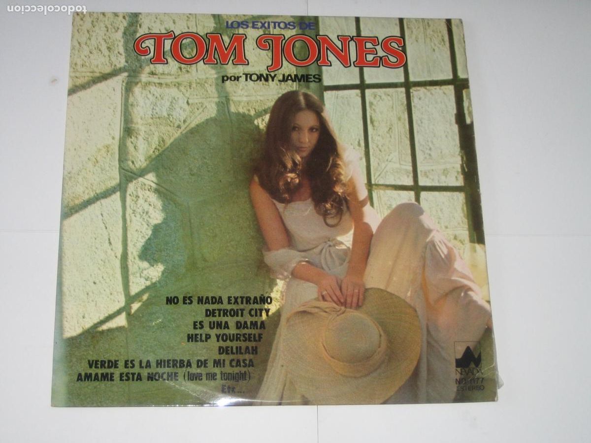 Discos de vinilo: DISCOFERTA - TONY JAMES - EXITOS DE TOM JONES - Foto 1
