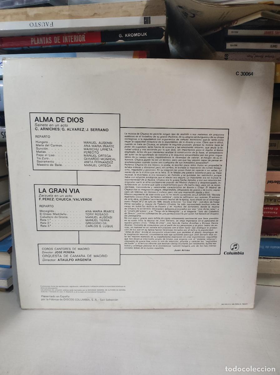 Discos de vinilo: Ata&uacute;lfo Argenta &ndash; Alma De Dios / Gran Via - Foto 2