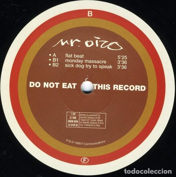 Discos de vinilo: Mr. Oizo &ndash; Flat Beat,12&rdquo; Vinyl - Foto 3