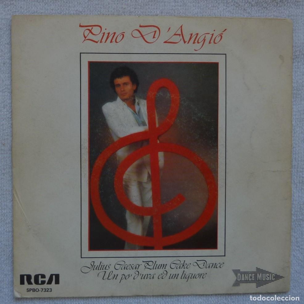 Discos de vinilo: PINO DANGIO // JULIUS CAESAR PLUM CAKE DANCE // 1982 // SINGLE - Foto 1