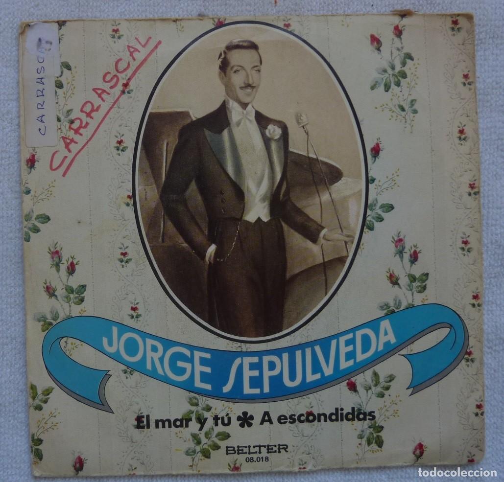 Discos de vinilo: JORGE SEPULVEDA // EL MAR Y TU // 1971 // SINGLE - Foto 1