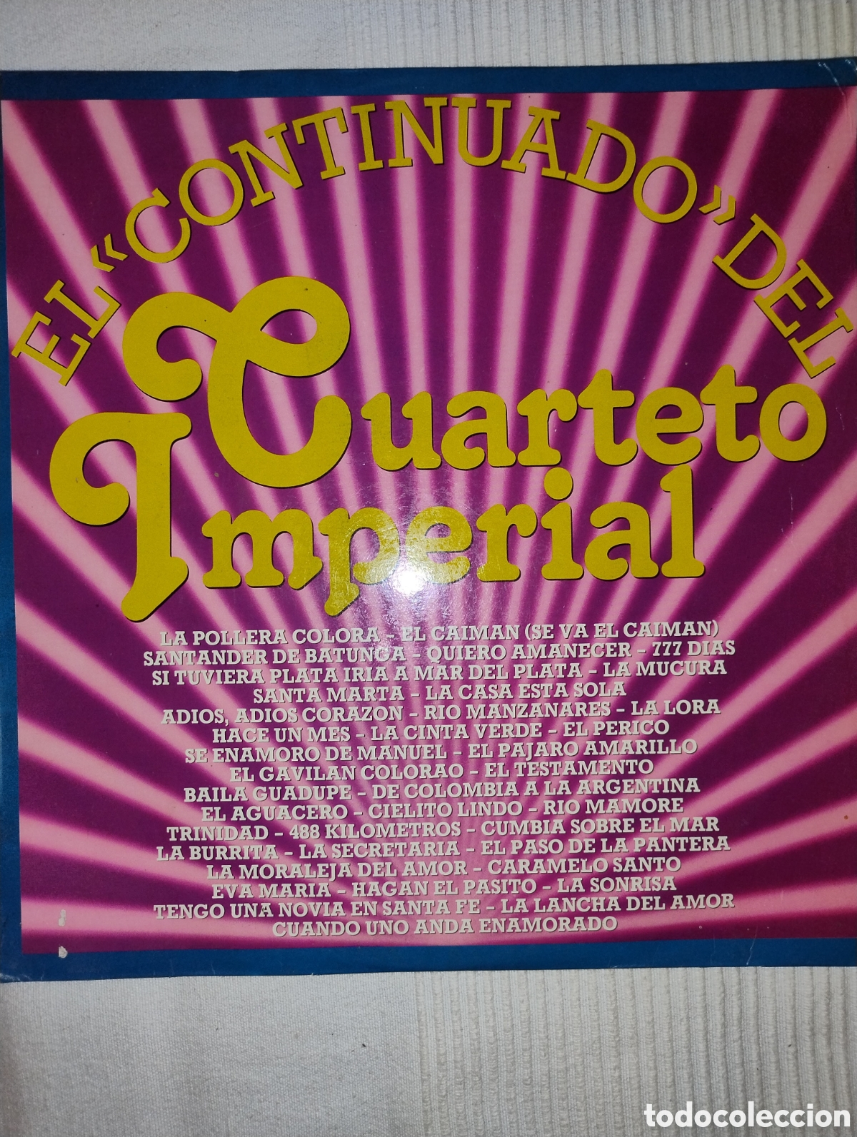 Discos de vinilo: El continuado del cuarteto imperial lp - Foto 1
