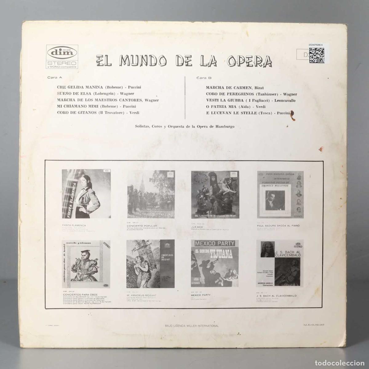 Discos de vinilo: LP. El Mundo De La &Oacute;pera. LUDWIG - Foto 2