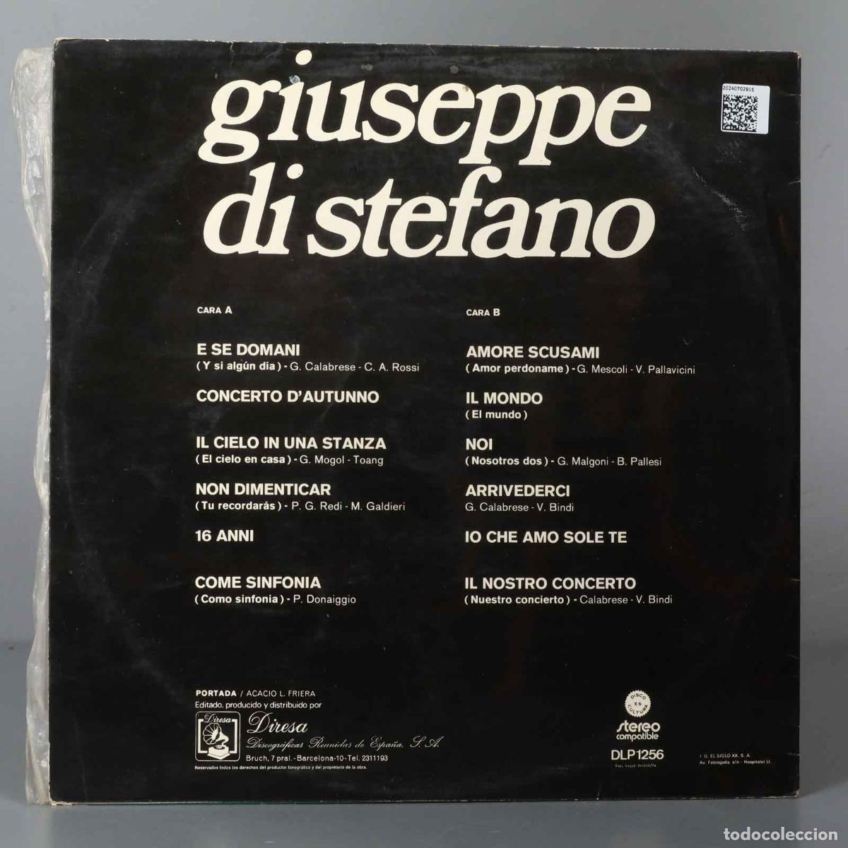 Discos de vinilo: LP. Giuseppe di Stefano &ndash; Giuseppe di Stefano - Foto 2