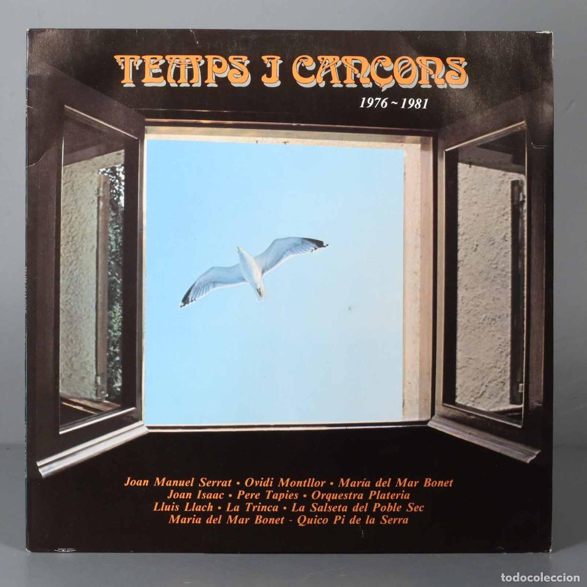 Discos de vinilo: LP. Temps I Can&ccedil;ons 1976-1981 - Foto 1