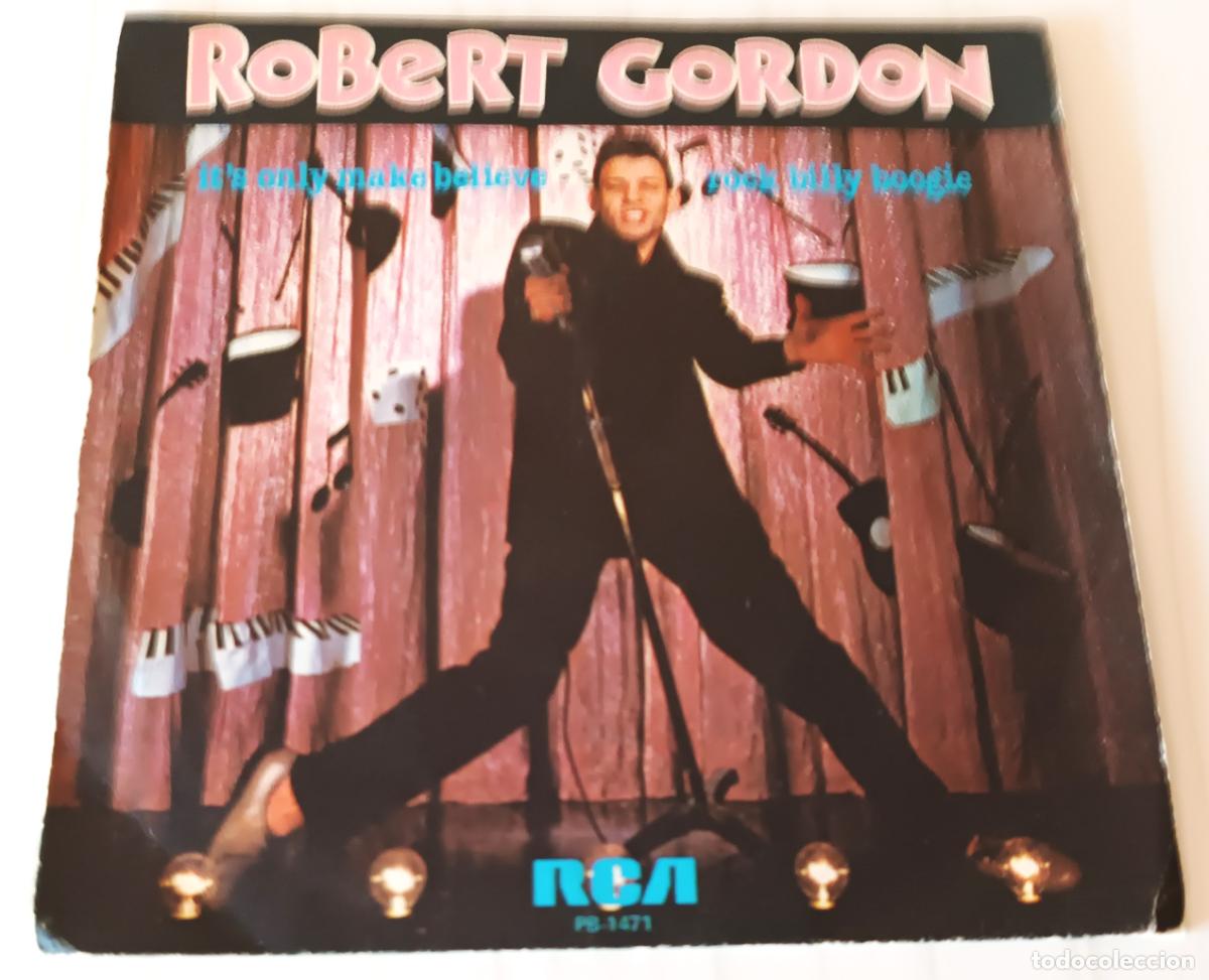 Discos de vinilo: ROBERT GORDON - IT&acute;S ONLY MAKE BELIEVE RCA - 1979 - Foto 1