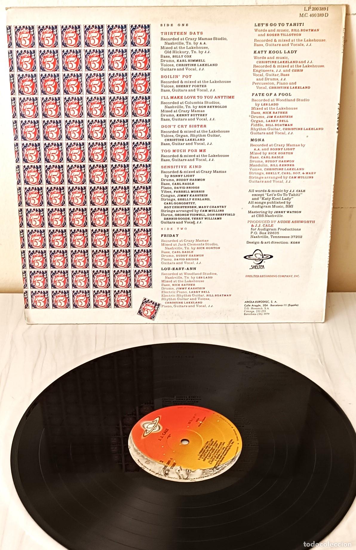 Discos de vinilo: J. J. CALE - 5 MERCURY - 1979 - Foto 2