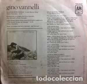 Discos de vinilo: Gino Vannelli &lrm;&ndash; Solo Quiero Parar - Foto 2