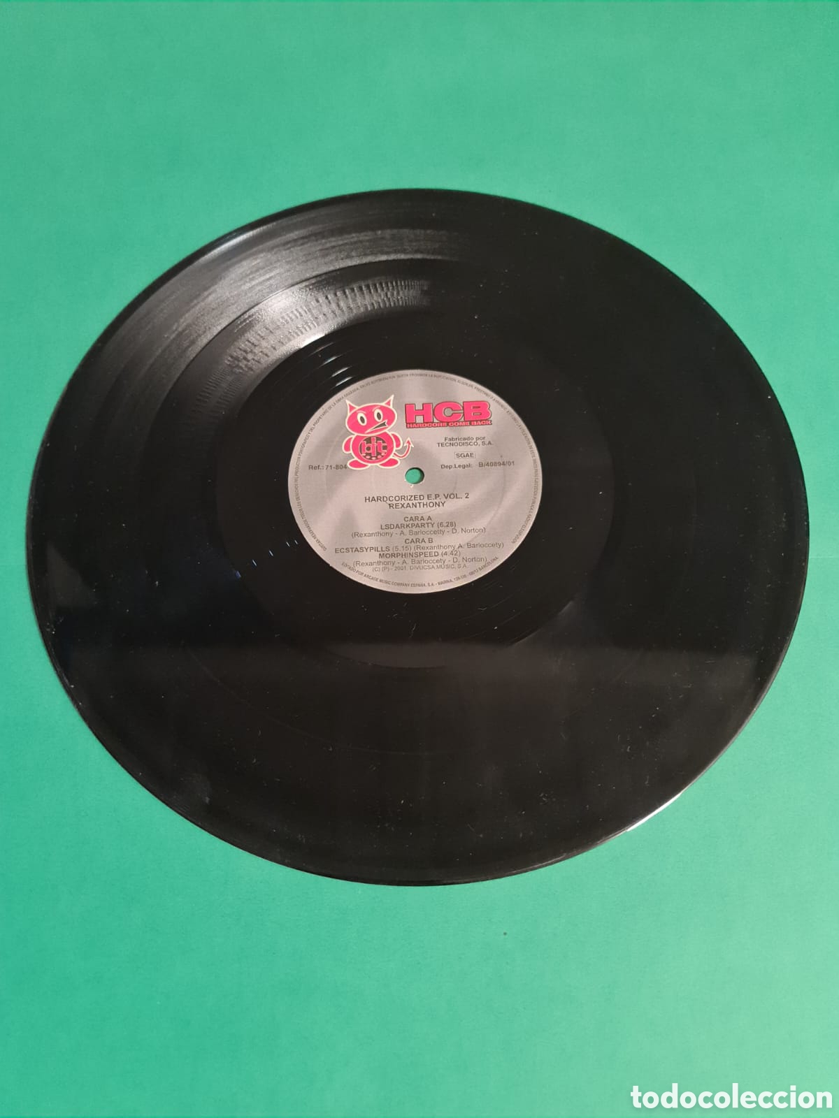 Discos de vinilo: Lp vinilo REXANTHONY- Hardcorized E.P Vol 2 - Foto 2