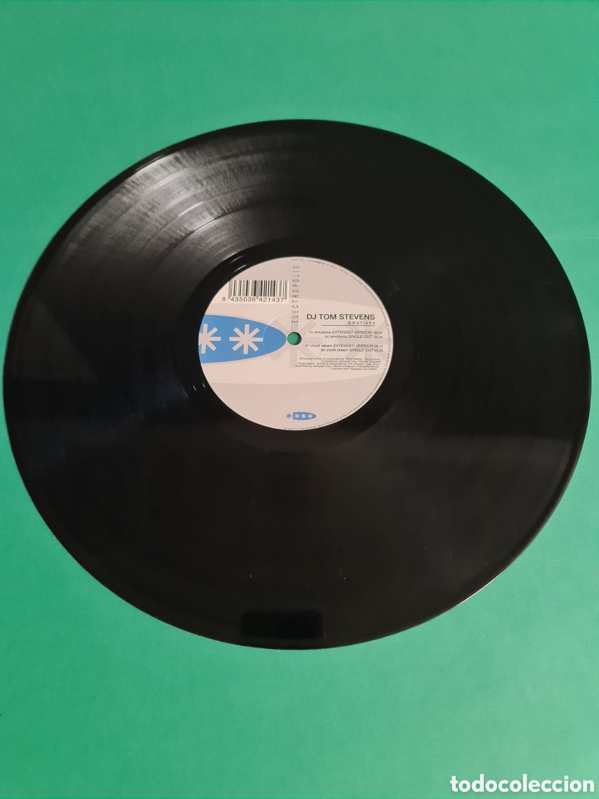 Discos de vinilo: Vinilo DJ. TOM STEVENS. EMOTIONS. - Foto 2