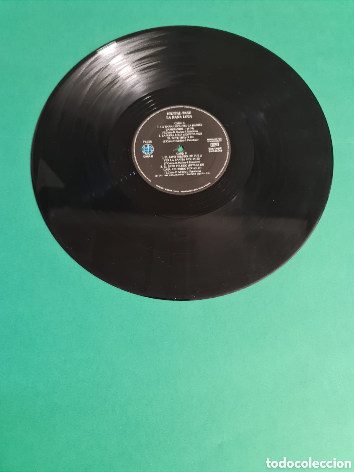 Discos de vinilo: Vinilo Digital Base- La rana loca. - Foto 2