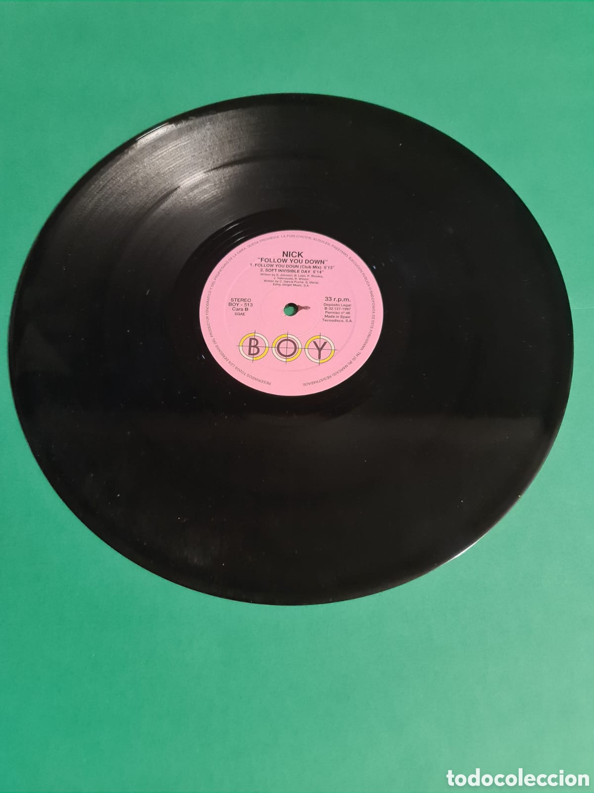 Discos de vinilo: Vinilo NICK. FOLLOW YOU DOWN. - Foto 2