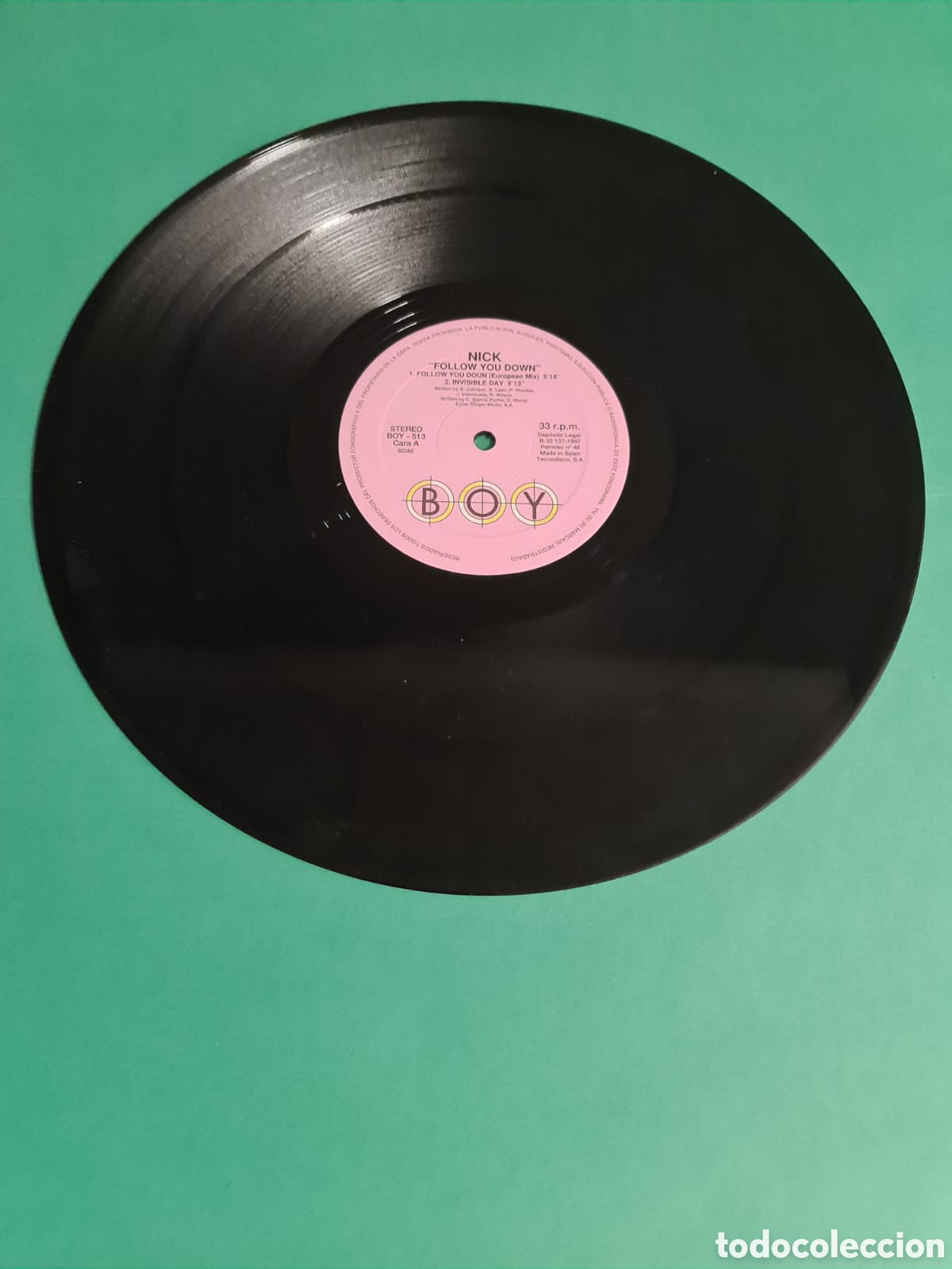 Discos de vinilo: Vinilo NICK. FOLLOW YOU DOWN. - Foto 3