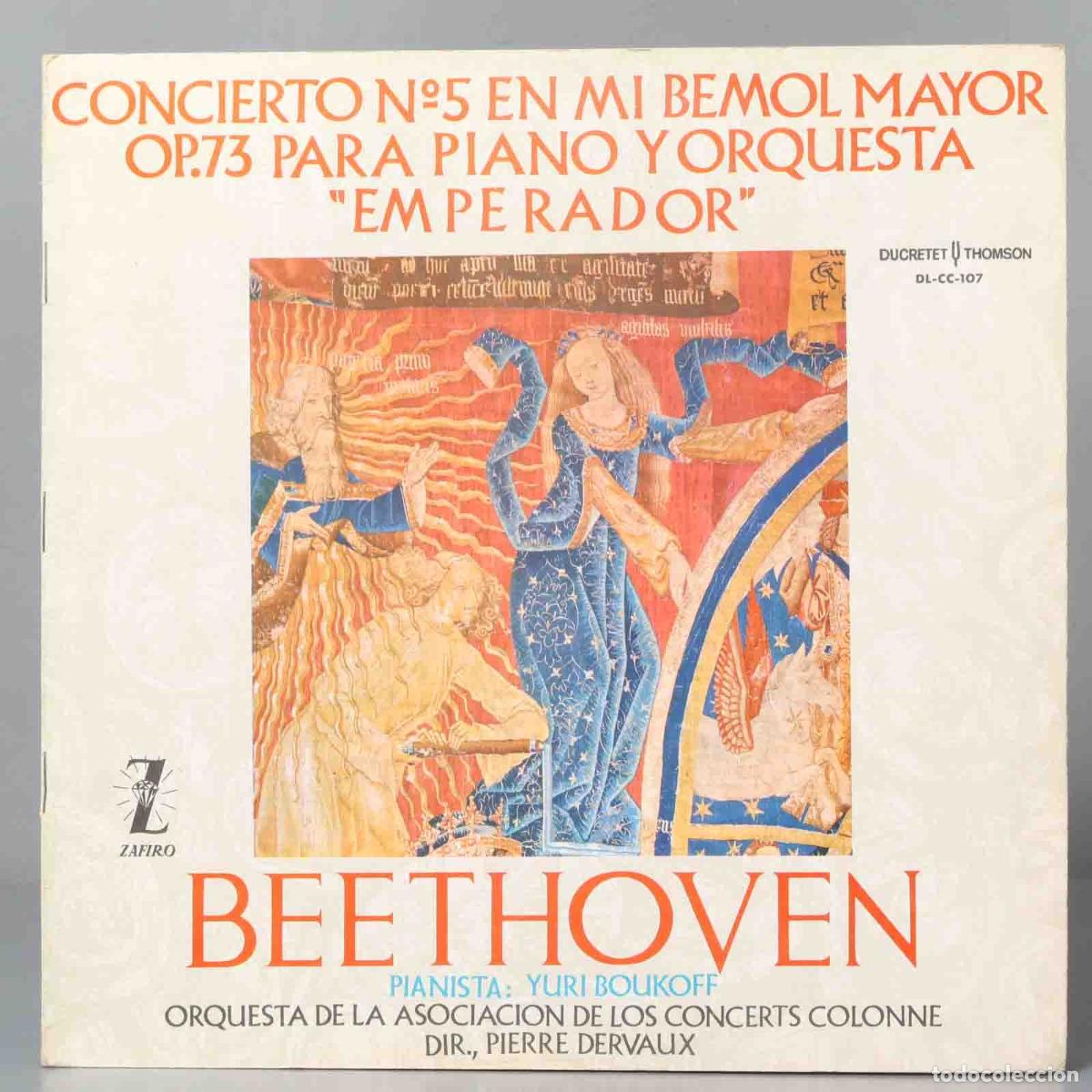 Discos de vinilo: LP. OP 73. BEETHOVEN DERVAUX - Foto 1