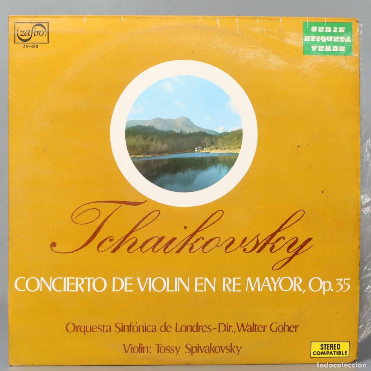 Discos de vinilo: LP. Tchaikovsky. OP 35. SPIVAKOVSKY - Foto 1
