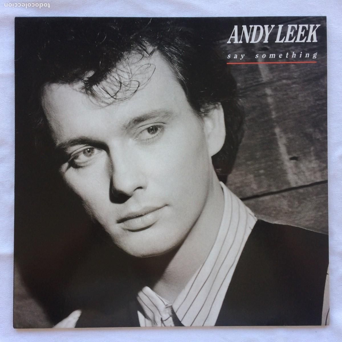 Discos de vinilo: Andy Leek &ndash; Say Something Germany 1988 Atlantic - Foto 1