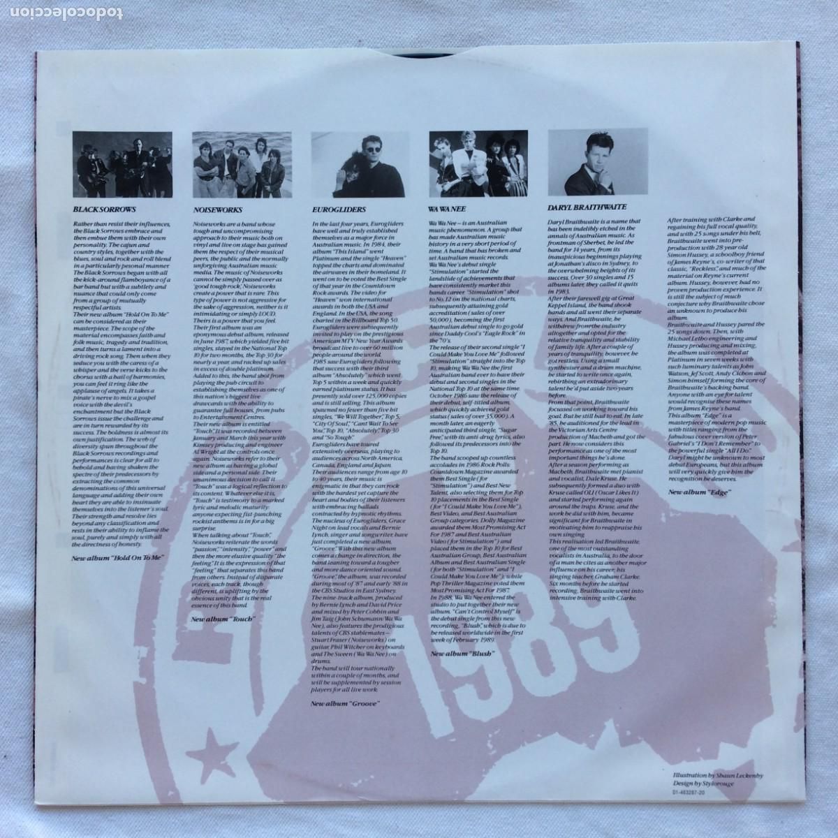 Discos de vinilo: Various &lrm;&ndash; 1989 Australian Rocks Holanda 1989 CBS - Foto 4