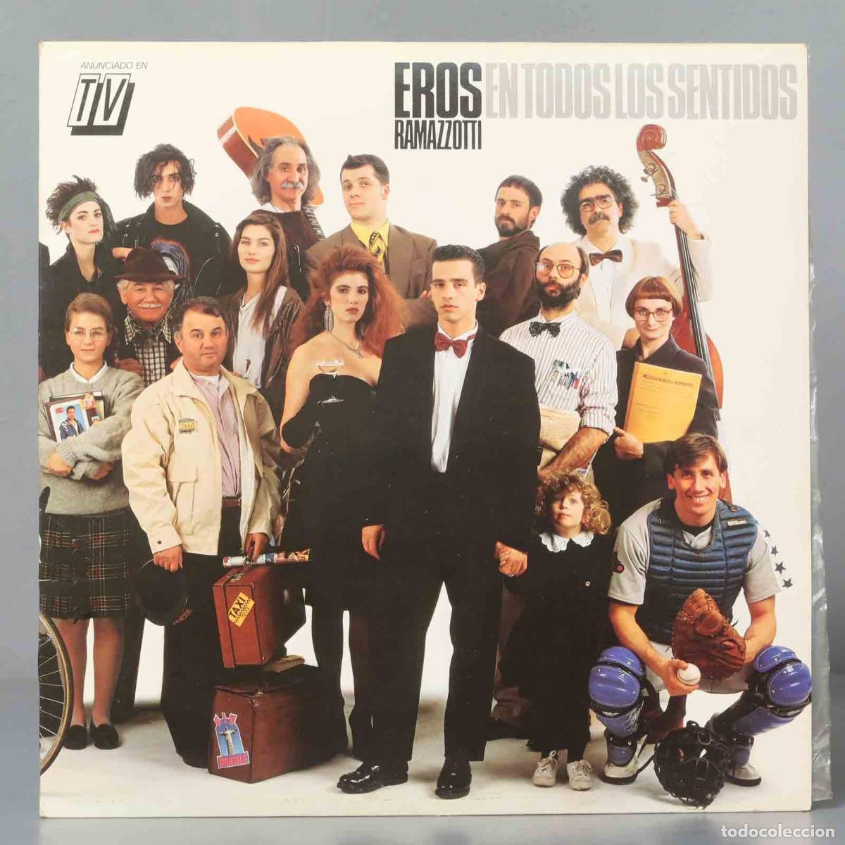 Discos de vinilo: LP. Eros Ramazzotti &ndash; En Todos Los Sentidos - Foto 1