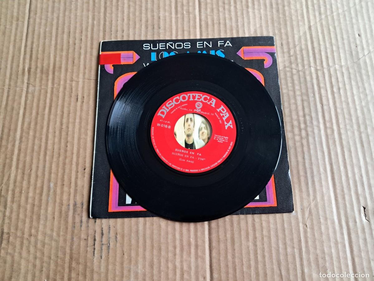 Discos de vinilo: LOS AMIS - SUE&Ntilde;OS EN FA SINGLE 1970 - Foto 2