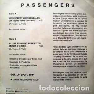 Discos de vinilo: Passengers &lrm;&ndash; Hes Speedy Like Gonzales - Foto 2