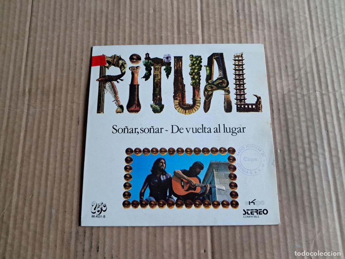 Discos de vinilo: RITUAL - SO&Ntilde;AR SO&Ntilde;AR SINGLE + HOJA PROMOCIONAL 1972 - Foto 1