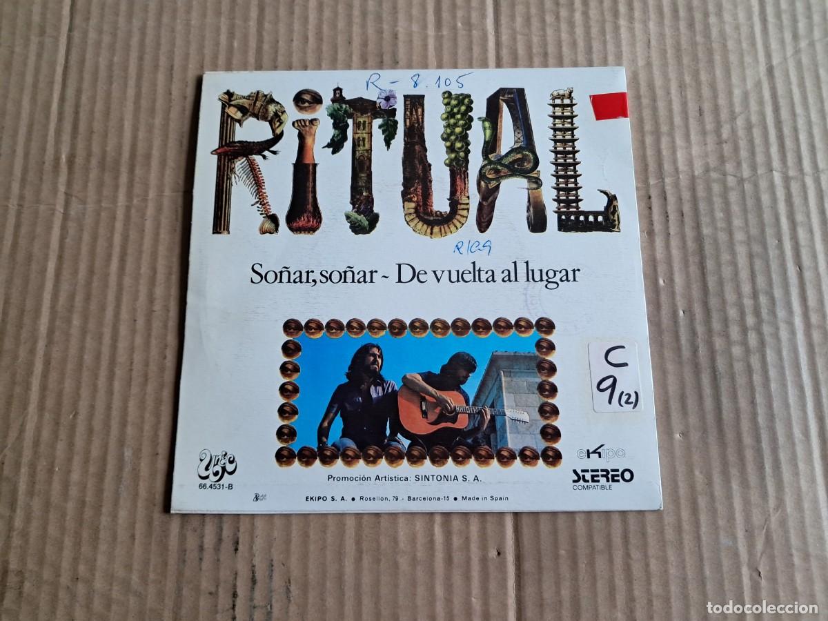 Discos de vinilo: RITUAL - SO&Ntilde;AR SO&Ntilde;AR SINGLE + HOJA PROMOCIONAL 1972 - Foto 3
