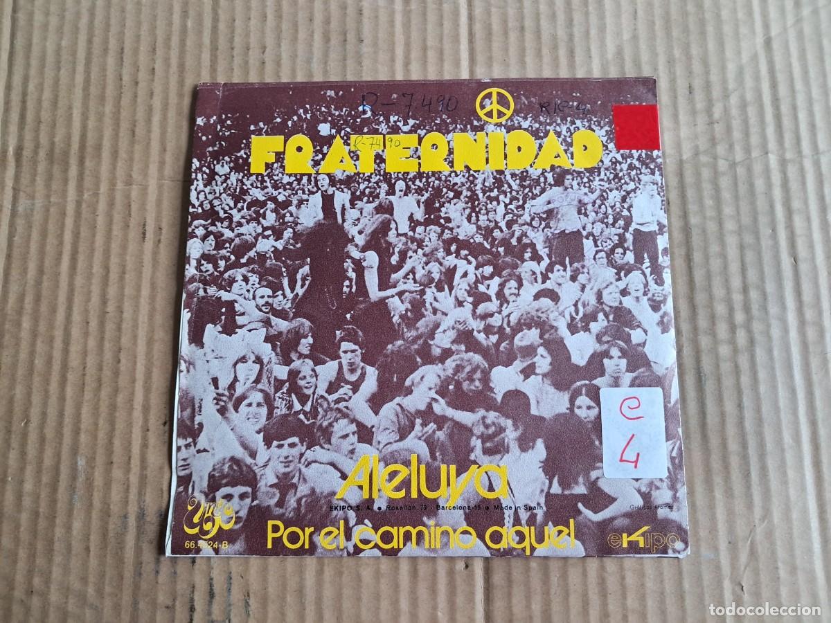 Discos de vinilo: FRATERNIDAD - ALELUYA SINGLE 1971 - Foto 3
