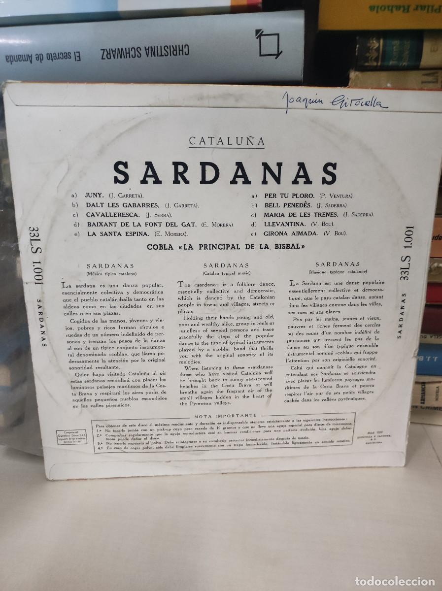 Discos de vinilo: Cobla &rdquo;La Principal De La Bisbal&rdquo; &ndash; Sardanas - Foto 2