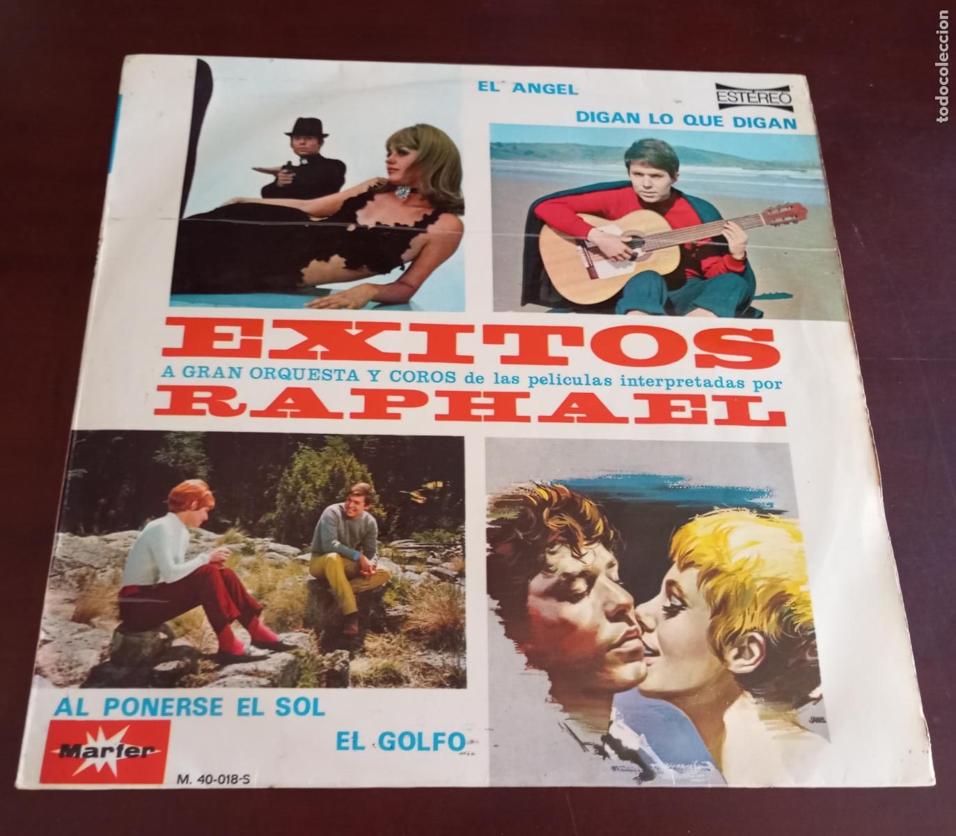 Discos de vinilo: EXITOS DE LAS PELICULAS RAPHAEL - A GRAN ORQUESTA Y COROS - LP - 1968 - Foto 1