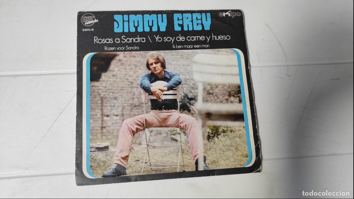 Discos de vinilo: SINGLE JIMMY FREY - ROSAS A SANDRA - Foto 1