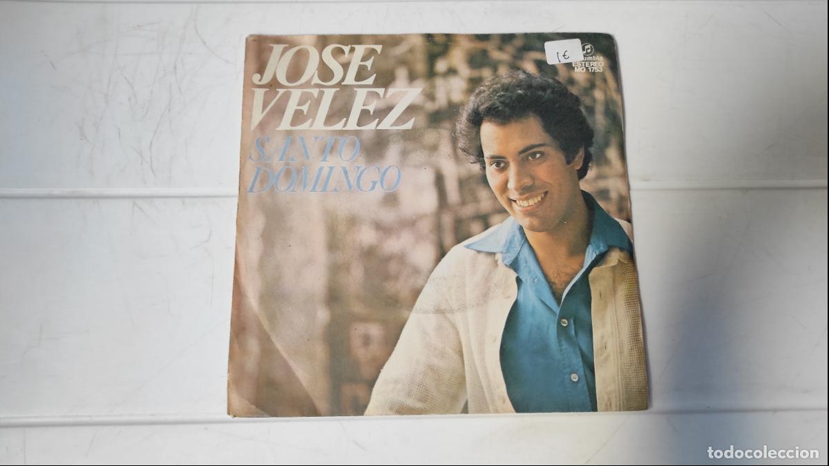 Discos de vinilo: SINGLE JOSE VELEZ - SANTO DOMINGO - Foto 1